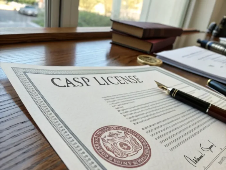 Лицензия CASP в Европе как получить
